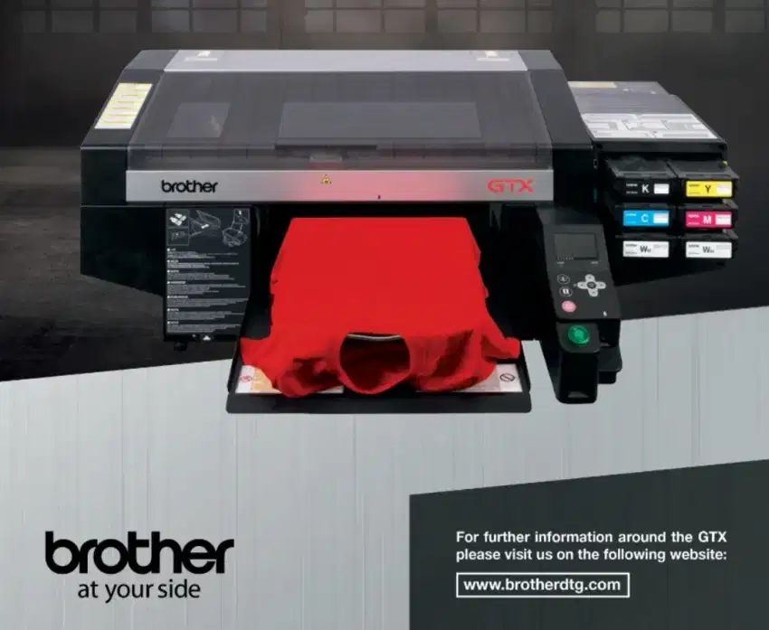 Brother GTX  the cube pretreatmen Sefa Clam Pro Heat Press