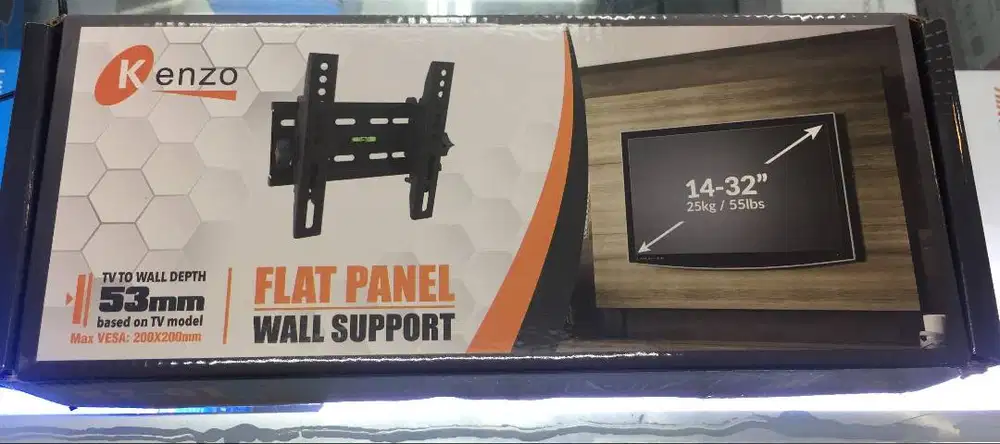 breket wall LED plus pasang