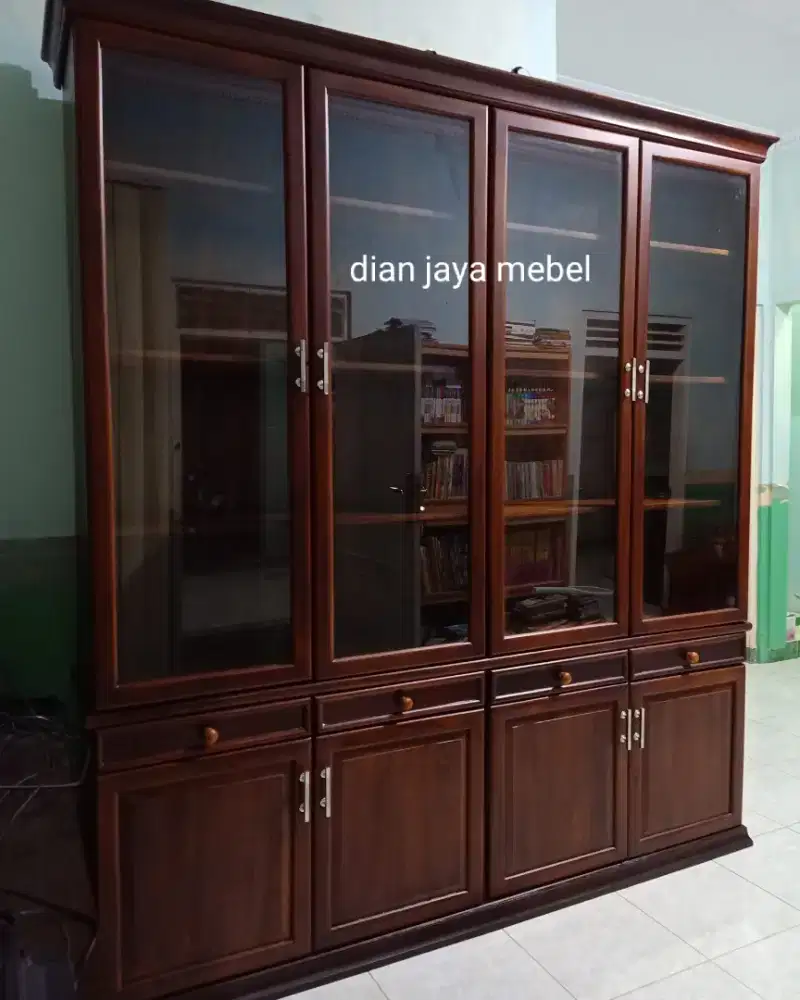 Lemari buku buvet buku