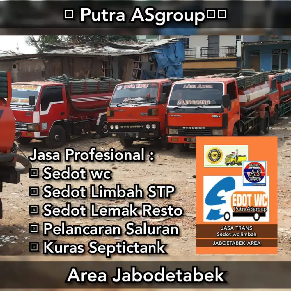 SEDOT WC LIMBAH RESTO SALURAN MAMPET KURAS BLOWER LUMPUR SEPTICTANK