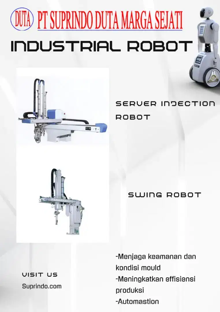 Robot Hand (Robot Industri/Robot Mesin Injection/Robot Swing)