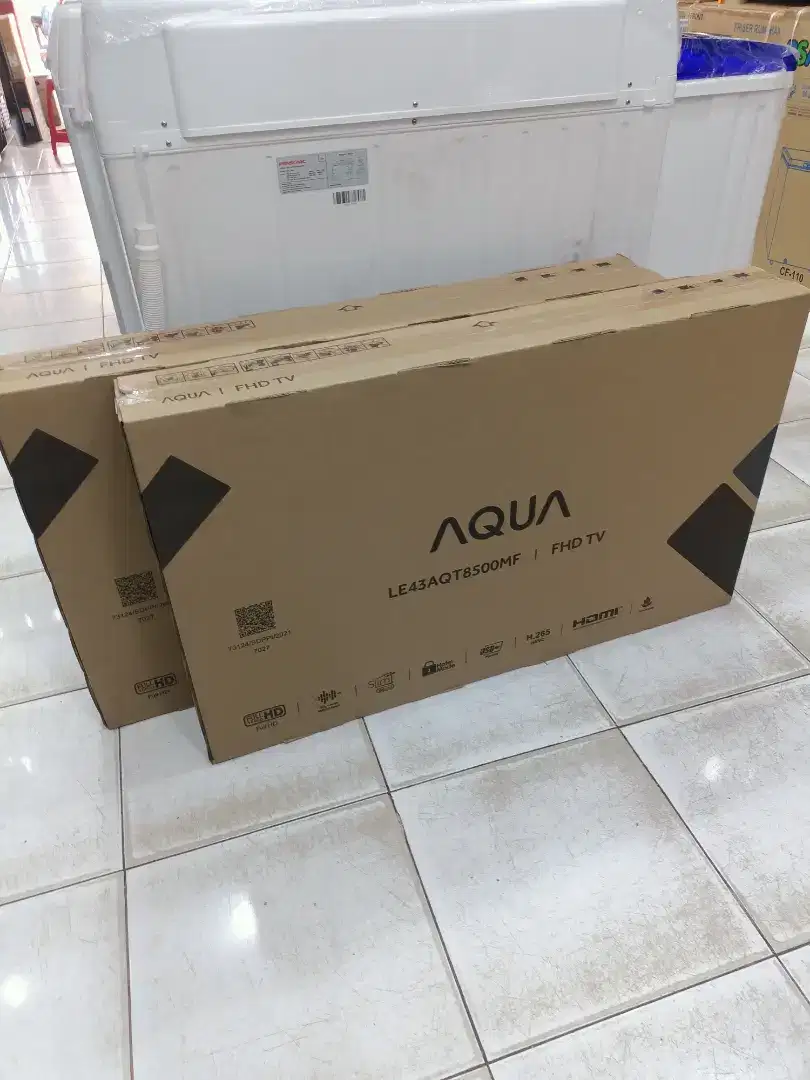 LED TV AQUA DIGITAL 43INCHI DIGITAL BARANG BARU GARANSI RESMI PABRIK