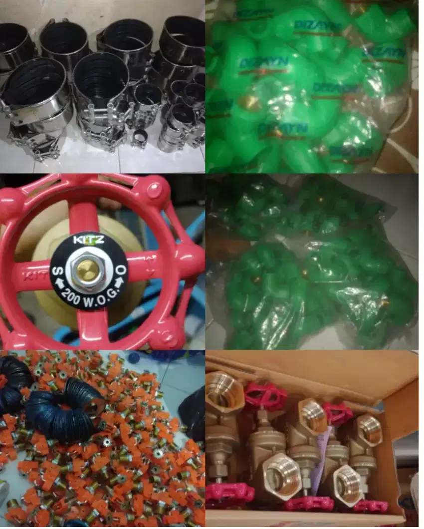 Jual beli material plumbing hydrant sisa proyek