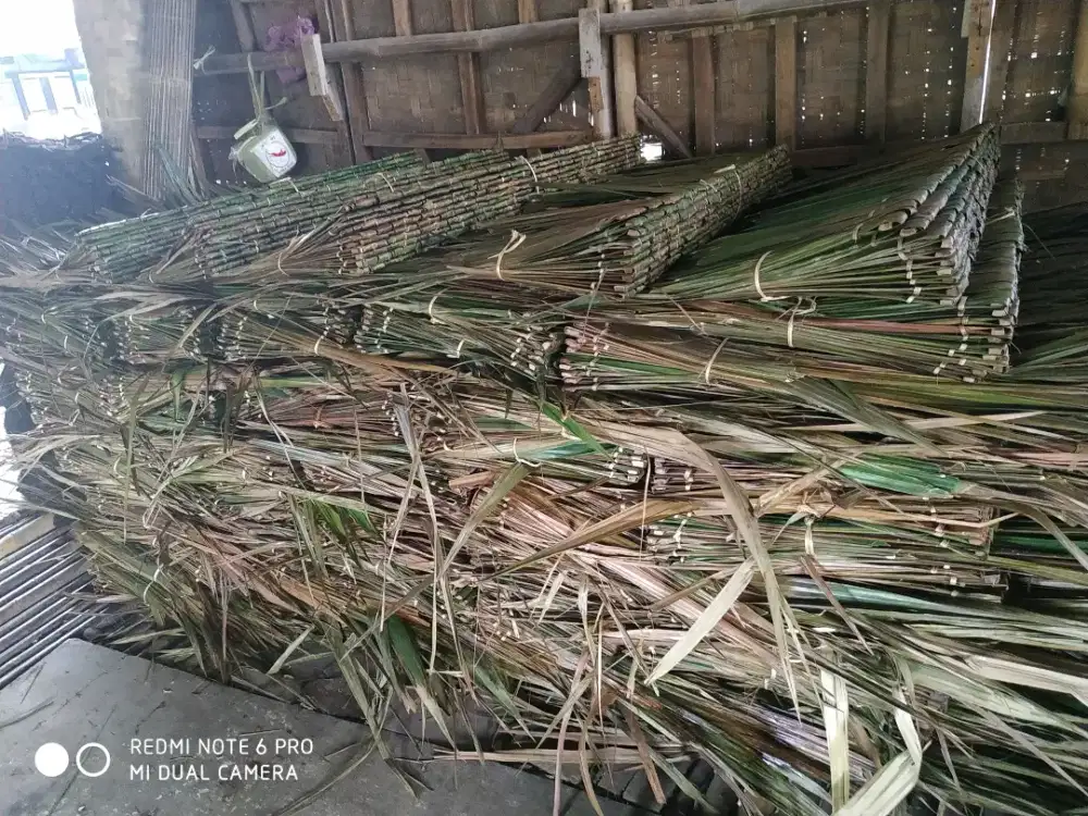 Atap rumbia atap ilalang