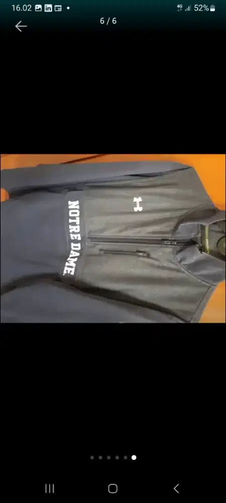 Jacket under armour notre dame original