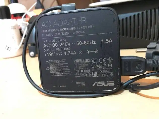 ORIGINAL Adaptor Charger Laptop Asus 19V 4.74A A43E A43S A43T A45A A45