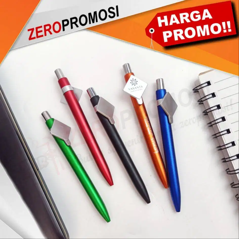Souvenir Pulpen Plastik Jepit Unik 1130 Promosi