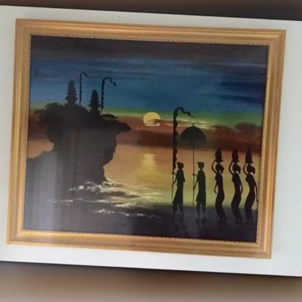 Dijual lukisan tanah lot Bali