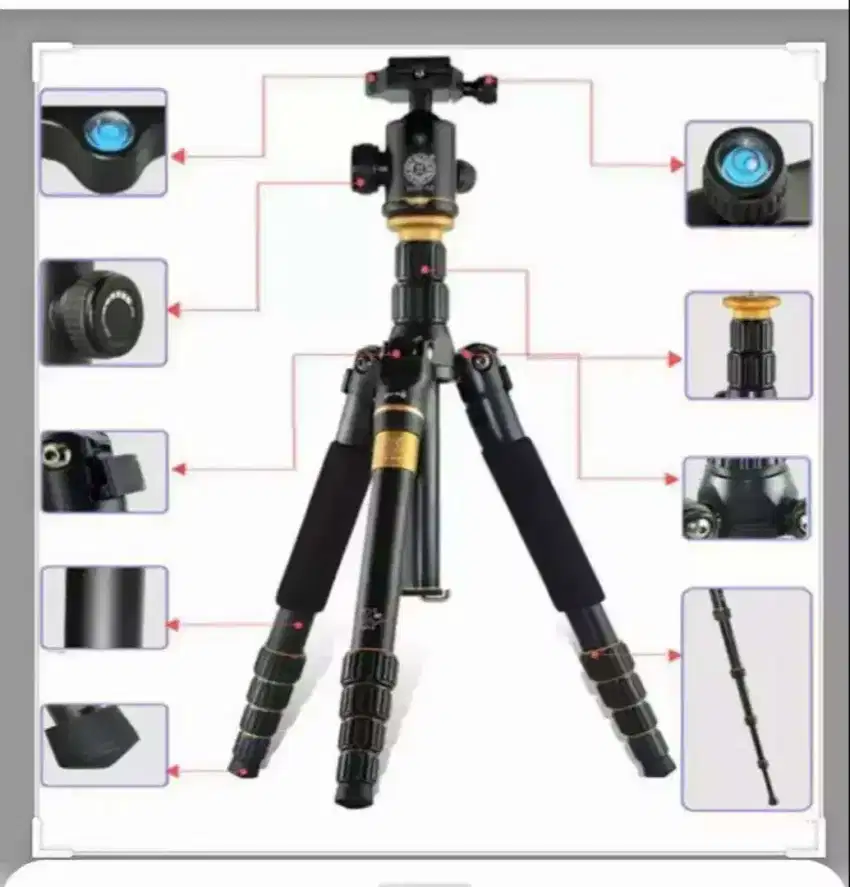 Tripod Monopod Kamera Beike QZSD-666