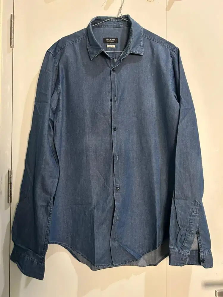 Kemeja Jeans Zara Man
