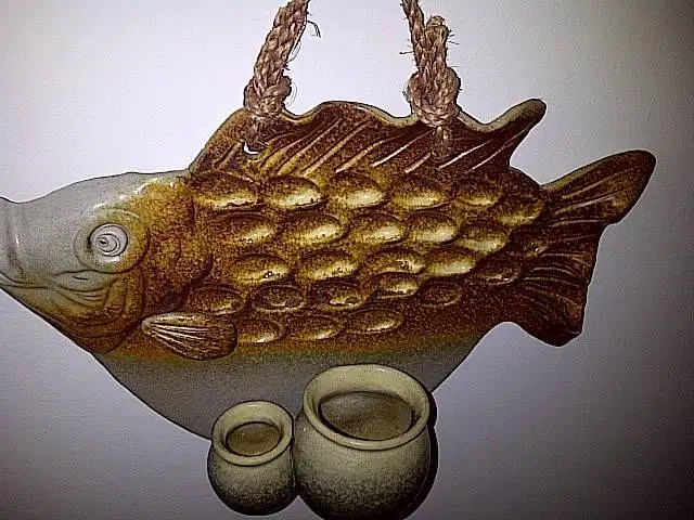 Pajangan Pot Bunga Ikan Import