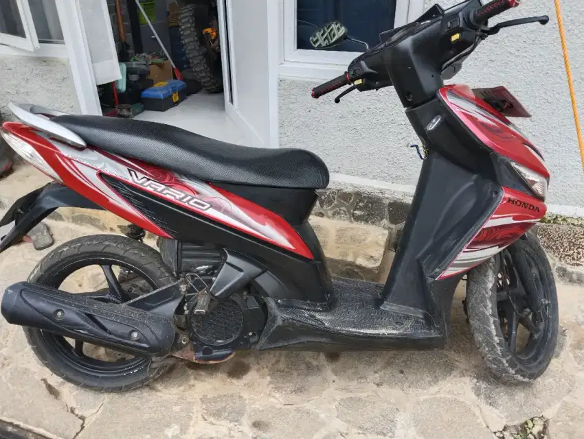 Jual motor honda vario 110 mesin ok tinggal pake no service servicr