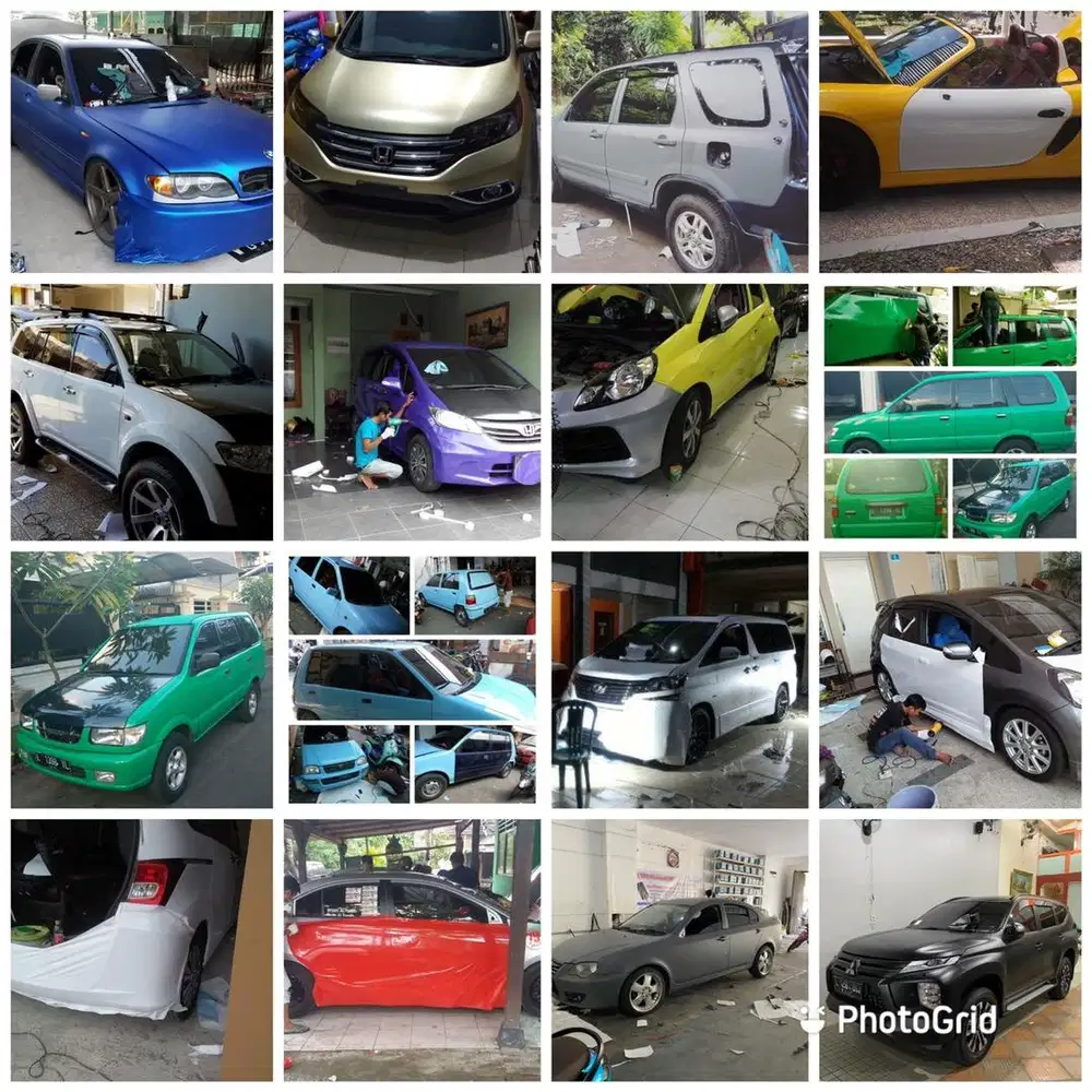 Jasa Pasang sticker mobil ,cutting ,wrapping stiker ,branding,decal