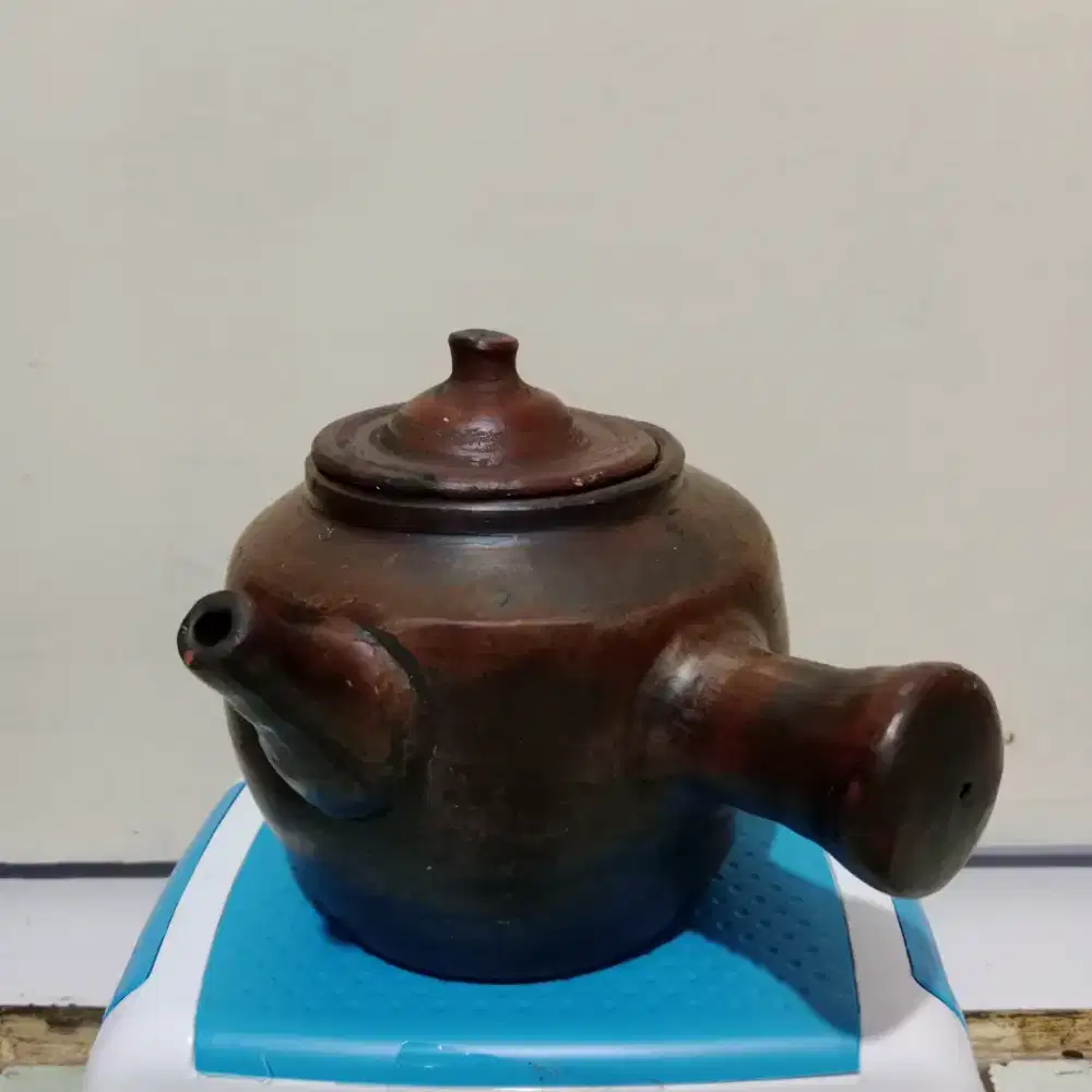 Panci Jamu Gerabah Tanah Liat - Teko Jamu Rebus - Kendi Tanah Liat