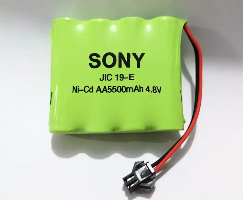 Baterai Sony ni-cd 4.8V 5500mAh untuk Rc remote control mobil dll