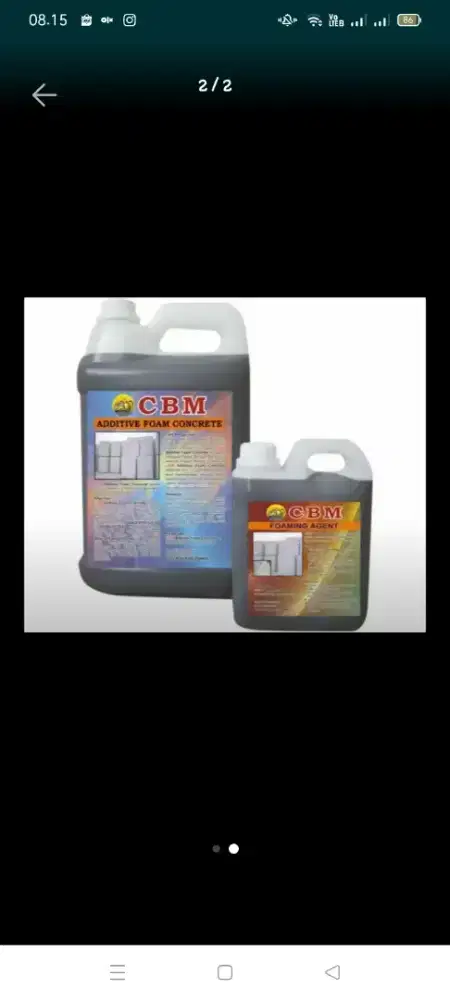 Cairan Pembuatan hebel foam concrete kemasan 5liter