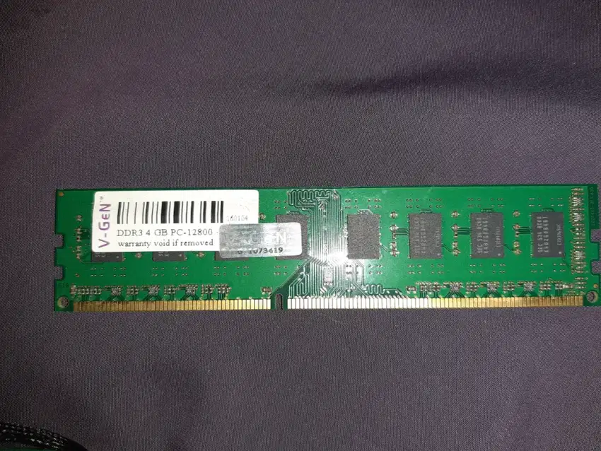 Ram for PC DDR3 4gb Vgen PC 12800