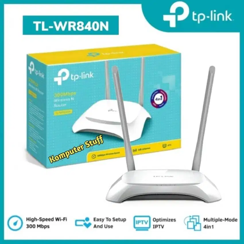 TP-Link TL-WR840N N300 Wi-Fi Router, Access Point Range Extender WISP