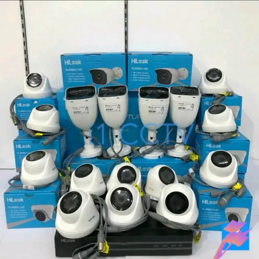 Paket 16 kamera cctv Hilook 2Mp FULL HD 1080p..include pemasangan.