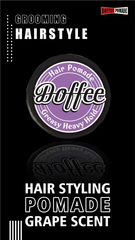 Pomade Oilbased Aroma Anggur Strong Hold 50gr