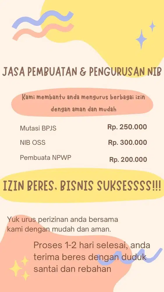 Jasa pembuatan NIB