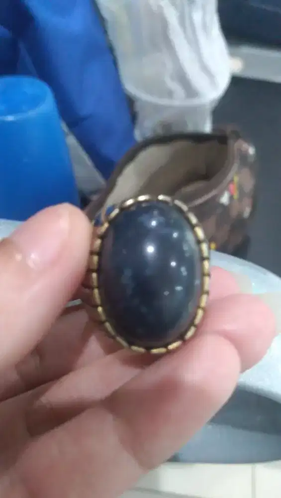 Jual aja batu bacan + ring no 7