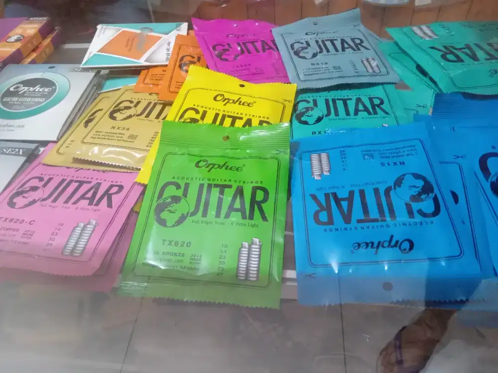 original senar gitar orphee akustik elektrik bass nylon