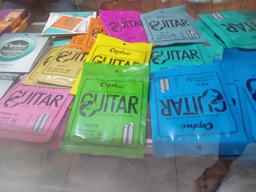 original senar gitar orphee akustik elektrik bass nylon