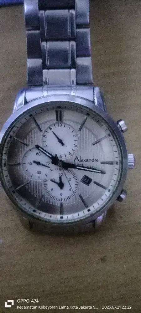 Jamtangan merk ALEXSANDRE CHRISTIE.ori