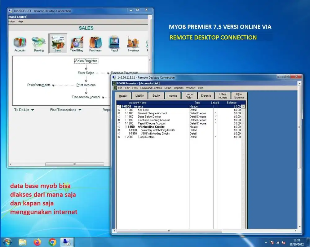 MYOB Premier 7.5 Online hanya 2,4Jt/tahun