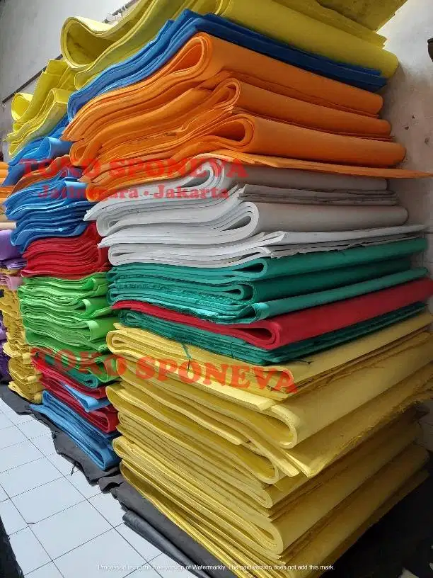 Bahan Kalangan ayam Aduan - Spon EVA WARNA WARNI TEBAL 1 - 1.5 CM