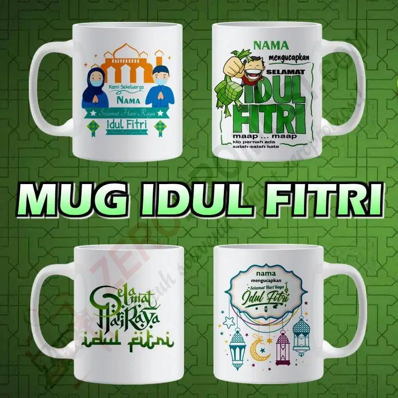 Mug Idul Fitri Part 2 - Hadiah Hari Raya - Kado lebaran