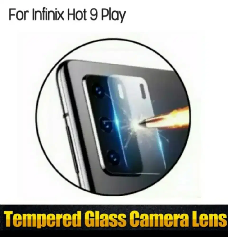 Tempered Glass Kamera INFINIX HOT 9 PLAY  New.