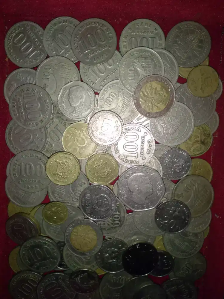 Jual borongan koleksi uang koin dan kertas