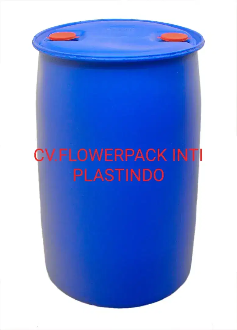 PRODUSEN DRUM BARU HDPE 200LTR SINGLE RING,GROSIR AN SAJA,MOQ 125PCS