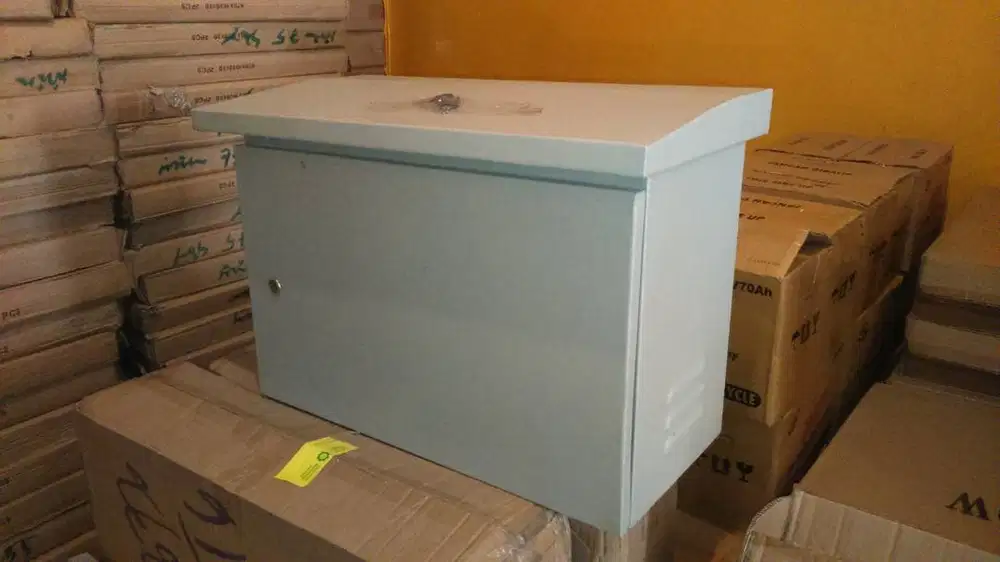 Box Baterai/Aki, Box Panel, Box PJU Besi Powder Coating Outdoor