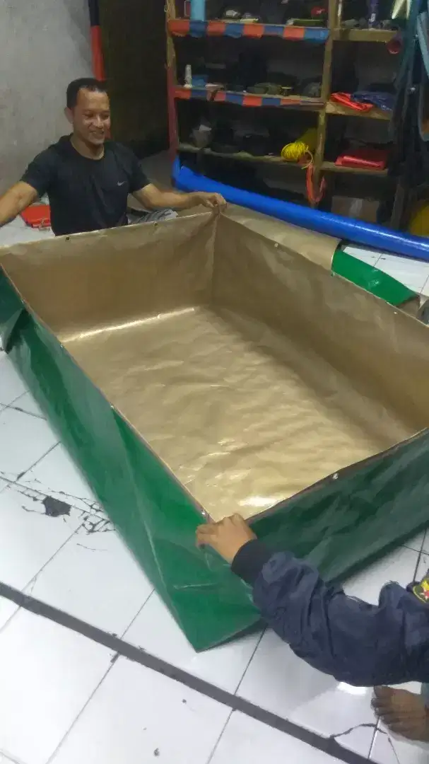 Kolam Ikan kotak dari bahan A20, paling top dikelasnya