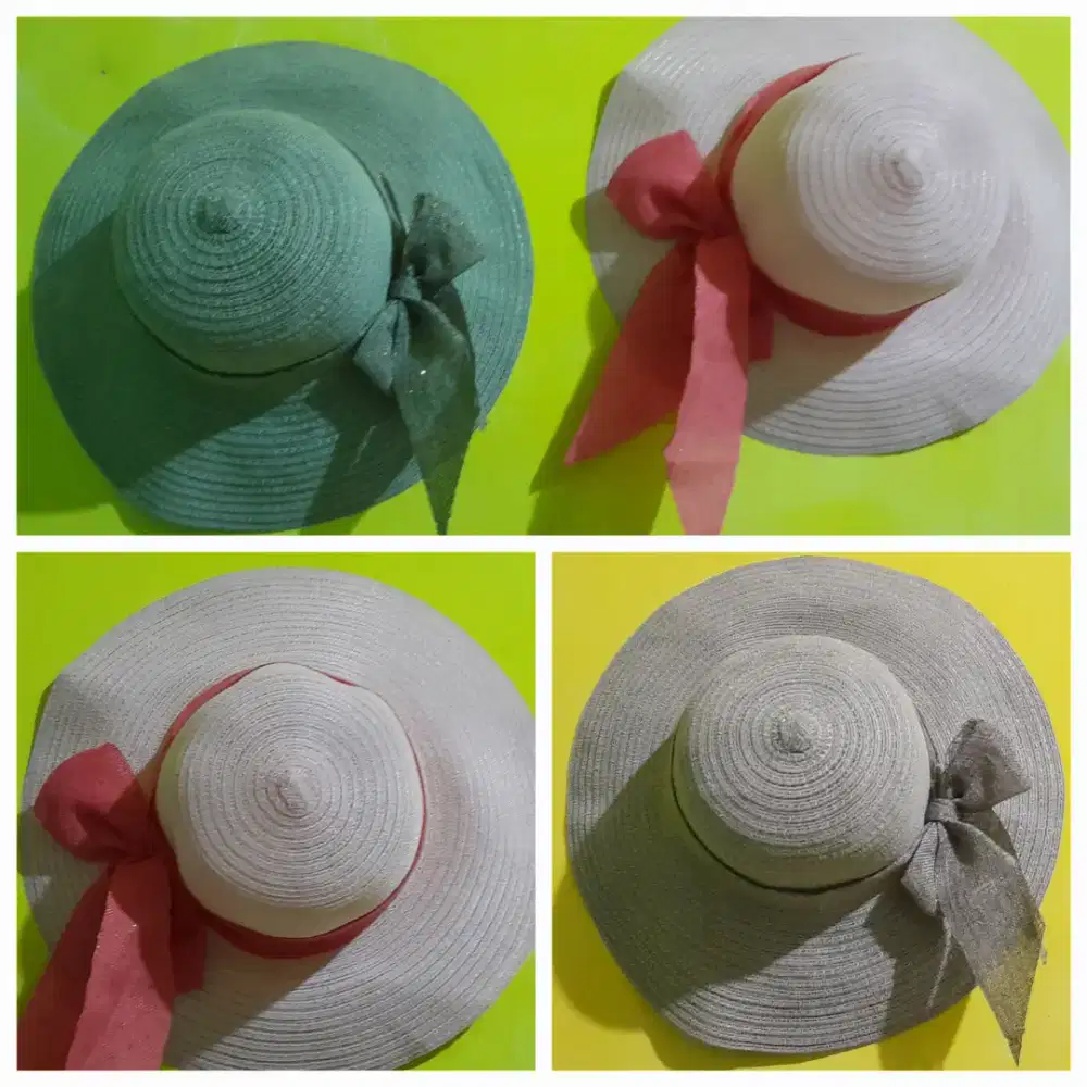 Topi pantai buat santai.