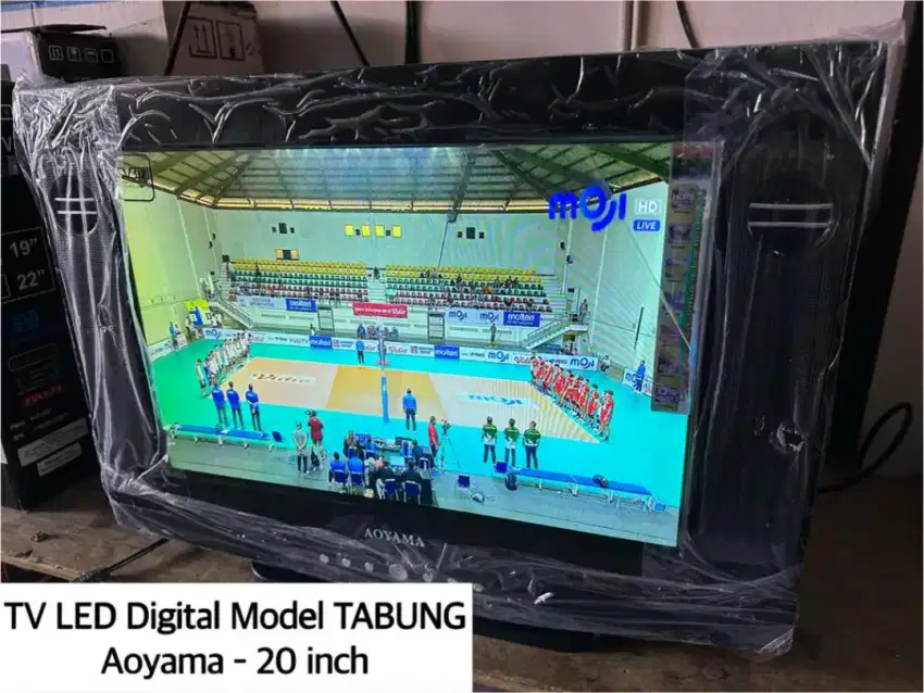 TV LED model Tabung 20 inch Aoyama. Sudah DIGITAL