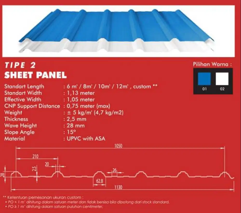Atap Sheet Panel Dr. Shield