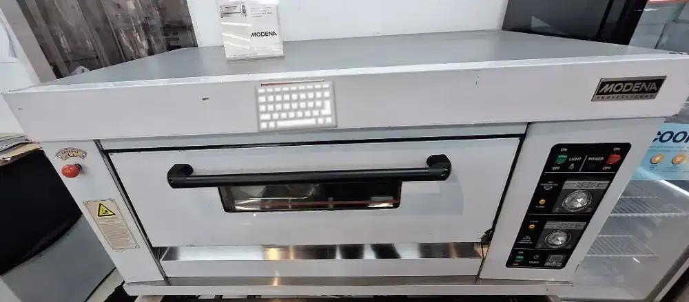 Oven Gas Modena Digital Roti Pizza 1 Deck 2 Loyang BA-12 GDSS