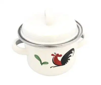 Panci serba guna Sauce Pot Enamel dengan Tutup 12 cm