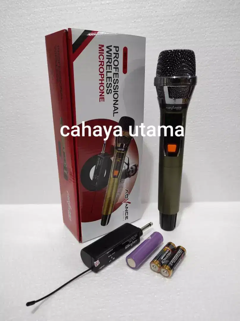 MIKROFON WIRELESS 1MIC ADVANCE BAGUS MIC-102 (BARU)