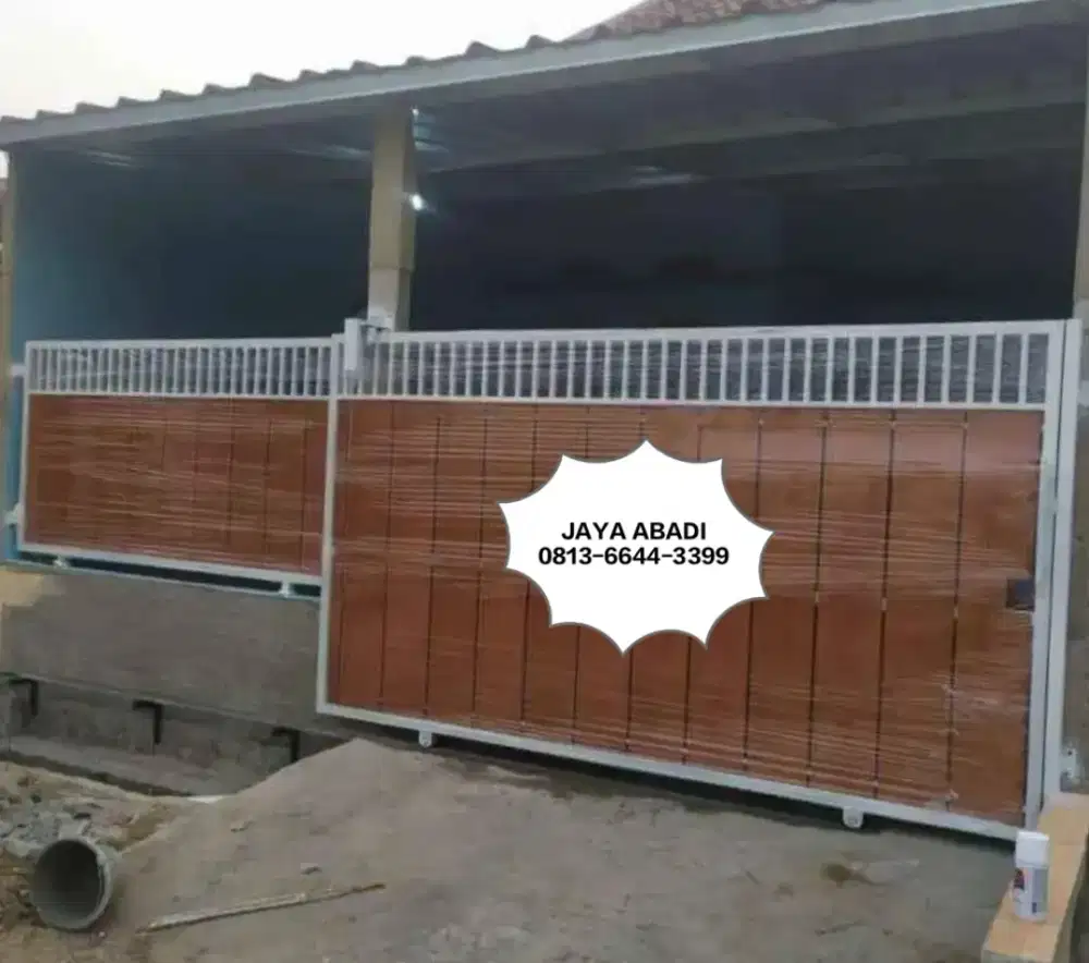 Pintu pagar motif grc 08