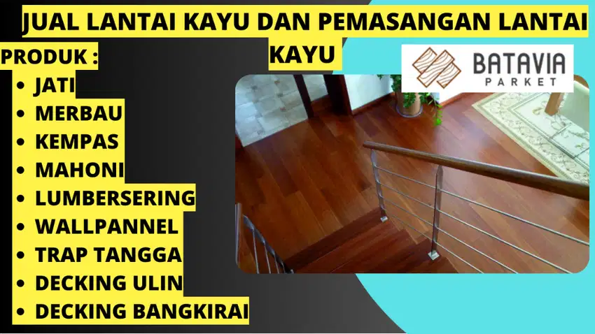 harga lantai kayu parket untuk lapangan jakarta