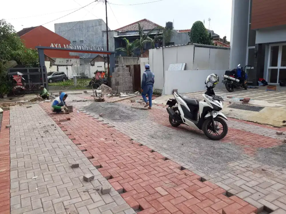 Paving block warna press hydraulic