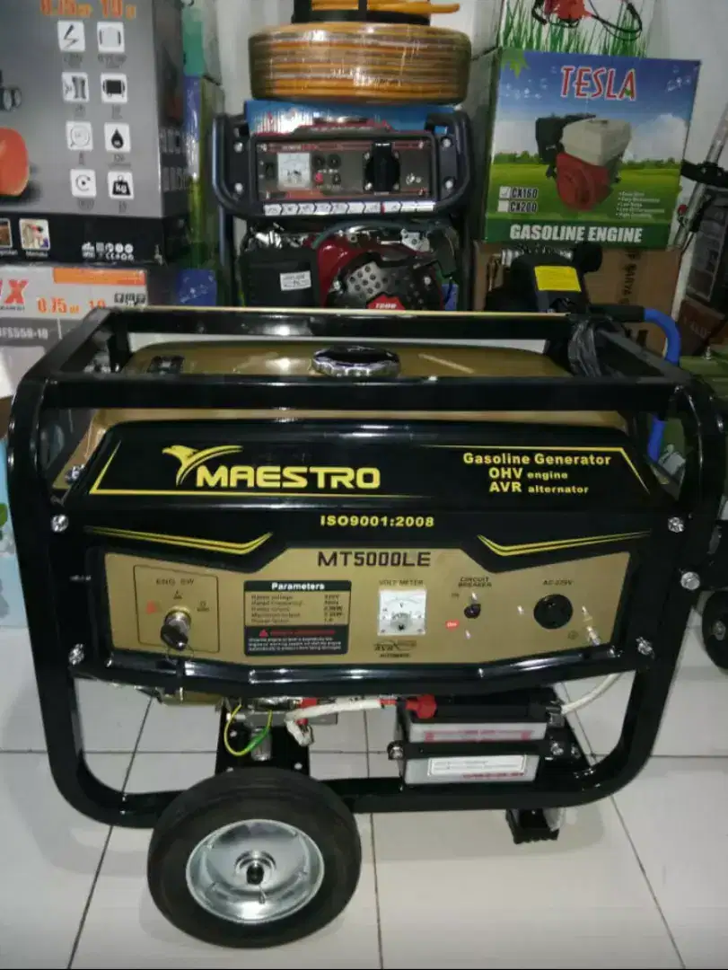 (RUMAH TEKNIK JOGJA)generator listrik bensin output 5500