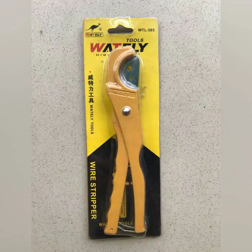 TANG POTONG & KUPAS KABEL WATELY CABLE CUTTER & STRIPPER