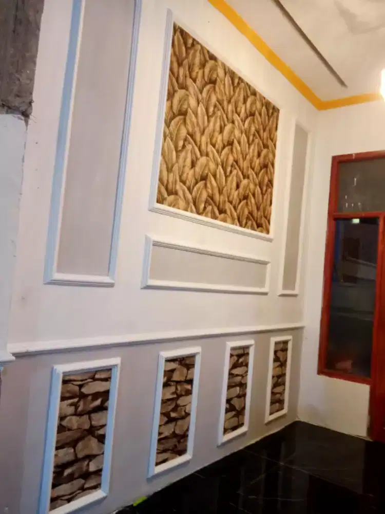 Wallmoulding,wallpanel pvc,lantai vynil,wallpaper dinding