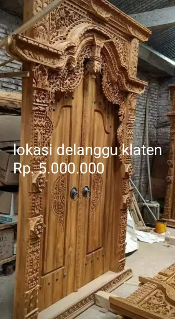 Pintu jati kusen jendela kusen